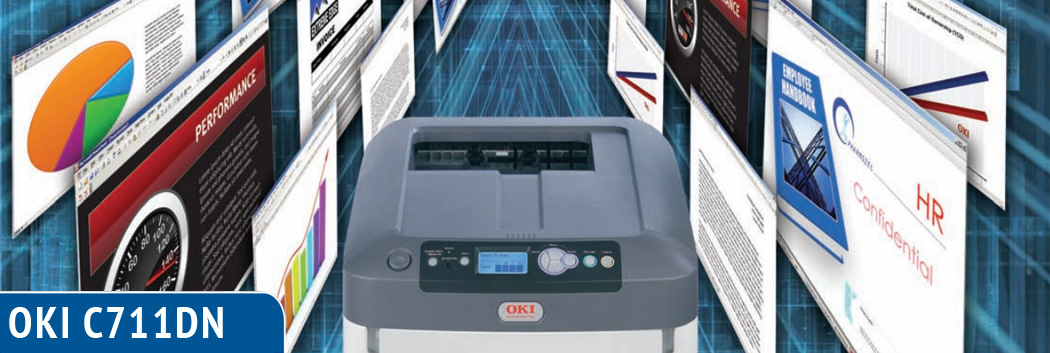 Лазерный цветной принтер OKI C711DN