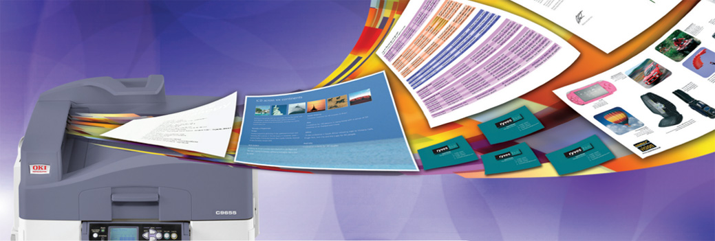 Лазерный цветной принтер OKI C9655DN