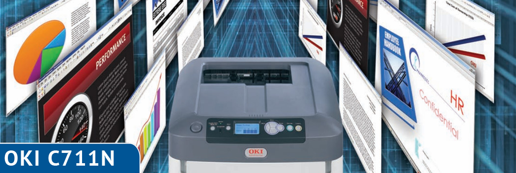 Лазерный цветной принтер OKI C711N