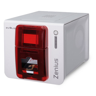 Evolis Zenius Expert  Mag ISO Fire Red