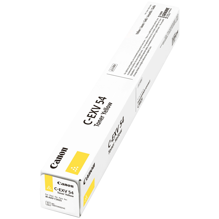 Canon Toner C-EXV 54 для Canon imageRUNNER C3025 / C3025i желтый (8,5K) [1396C002]