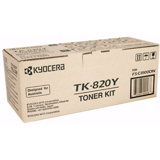 Kyocera TK-820Y для Kyocera FS-C8100DN желтый (7K) [1T02HPAEU0]