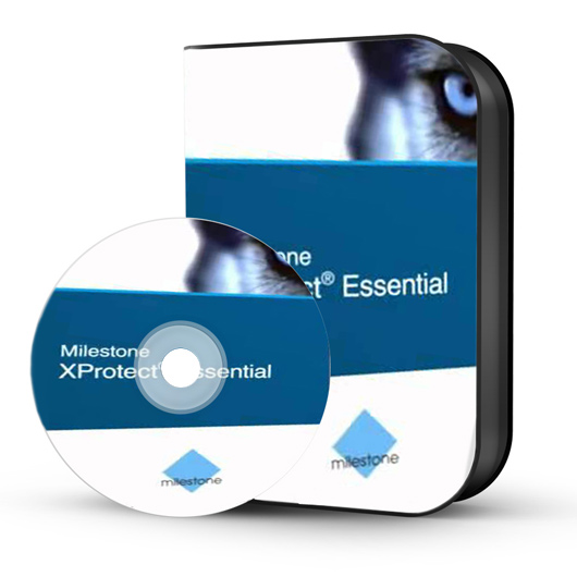 Milestone XProtect Essential Base License (includes 2 camera licenses)