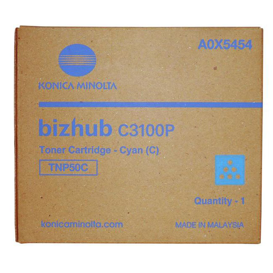 Konica-Minolta TNP-50C для bizhub C3100P синий (5K) [A0X5454]