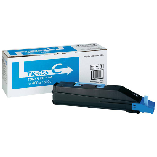 Kyocera TK-855C для Kyocera TASKalfa 400ci/TASKalfa 500ci/TASKalfa 552ci синий (18К) [1T02H7CEU0]