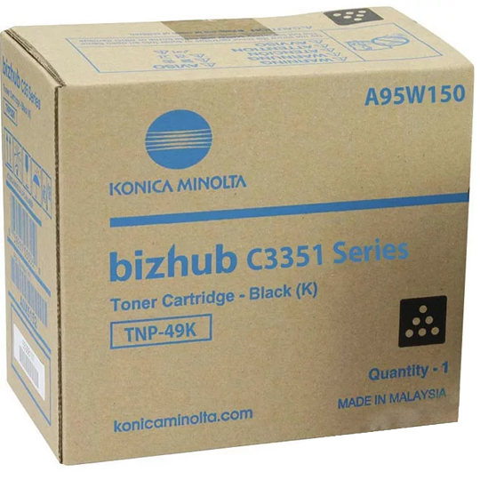 Konica-Minolta TNP-49K для bizhub C3351 черный (13K) [A95W150]