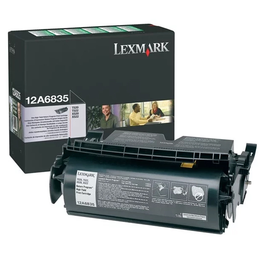 Lexmark T520/T522 Return High Yield черный (20K) [12A6835]